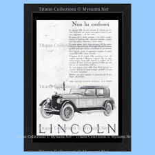Anni '20  * Pubblicità Originale "Ford, Auto Lincoln non ha Confronti " Cornice