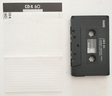 Mc Raks Cd-X 60 x60 Musicassetta Vintage Compact Audio Cassette Usata A