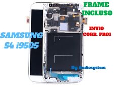 DISPLAY LCD+TOUCH SCREEN +FRAME SAMSUNG GALAXY S4 GT i9505 VETRO TELAIO SCHERMO