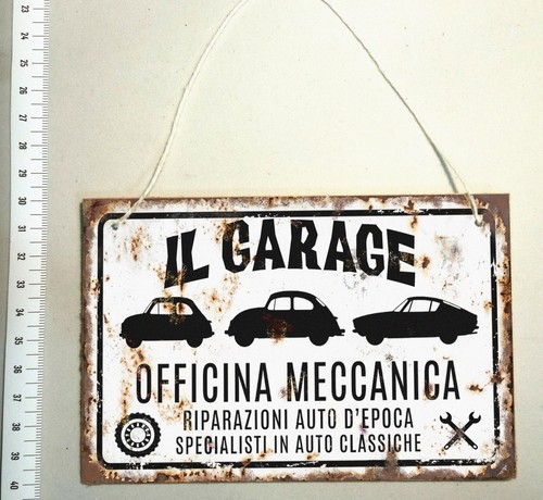 Targa insegna riparazioni