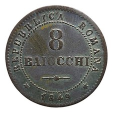 8 Baiocchi 1849 - Roma -