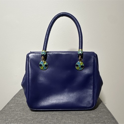 Borsa braccialini blu manico - borsa,