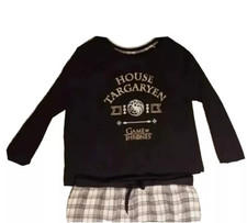 Pigiama Game Of Thrones Donna Taglia Xl Manica Lunga House Of Targaryen Hbo