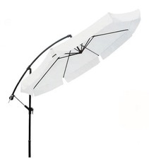 Ombrellone Decentrato ø3m Bianco da Esterno - Affare!