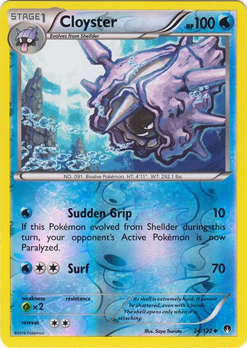 Cloyster 122 breakpoint - cloyster, 24/122