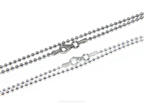 Collana palline 8mm - 1,8mm, vero