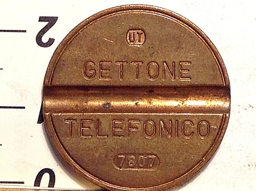 Gettone telefonico 7807 - gettone, 7807(luglio