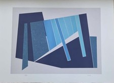 Gualtiero Nativi, Composizione, anni '70,  Litografia 50x70 cm
