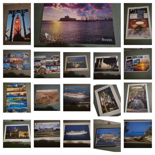 Lotto cartoline viaggiate - lotto, 18