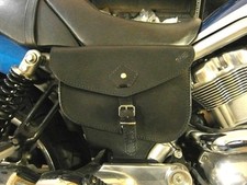 BORSA MOTO LATERALE CUOIO PER