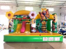 Gioco Gonfiabile Multigioco Con Scivolo E saltarello in PVC Bambini