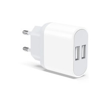 Caricatore Doppia Porta Ricarica Rapida USB Alimentatore 2.1A FO-S708