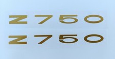 KIT 2  ADESIVI KAWASAKI  Z750 COLORE ORO - ZX6R ZX10R Z750 Z100  MOTO GP