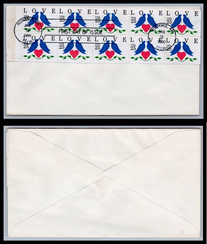 Fdc 2441a 25c love birds - fdc,