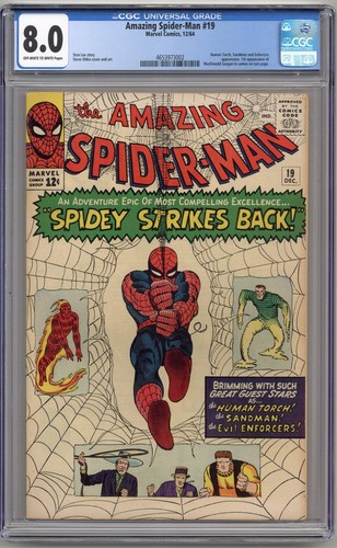 Amazing spider man cgc 8 - #19, 8.0