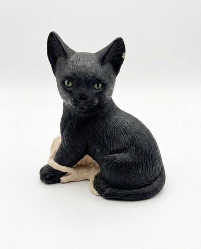 Statuina gatto nero - , realistica