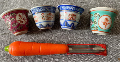 Lotto tazzine sakè - 4, +