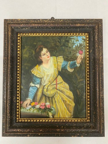Quadro olio tela classico - olio, su