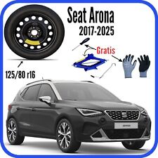 Ruotino Di Scorta 5Fori Da 16 Per La Seat Arona Con Kit Cric Guanti Cacciavite p