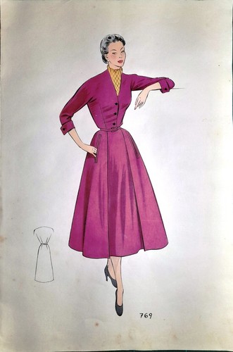 Stampa antica moda - moda, femminile