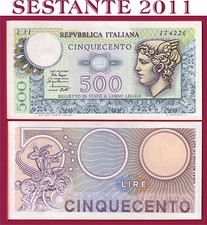 ITALIA ITALIA 500 lire 2.4. 1979 P. 94, UNC, SPEDIZIONE GRATUITA A 100,00 $