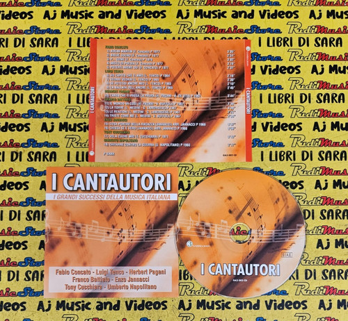 Compilation cantautori - cd,