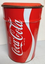 BIDONE VINTAGE IN LATTA COCA COLA-COMPLETO