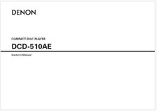 Denon dcd 510ae - denon, dcd-510ae
