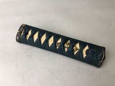 Y7874 TSUKA Wakizashi spada accouterment firmato Koshirae tsuba antica Katana