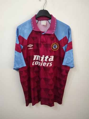 Aston villa 1990 - 1990-1992, camiseta