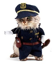 Costume da Poliziotto Polizia Forze dell' Ordine Carabinieri Gatto L L.3672