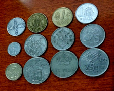 LOTTO 12 MONETE SPAGNA