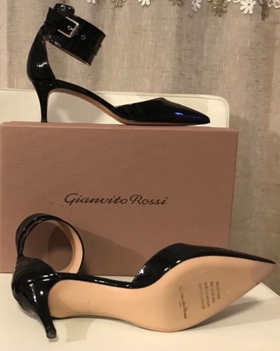 Gianvito rossi vernice nero - vernice,