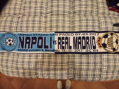 Sciarpa napoli real madrid - napoli,