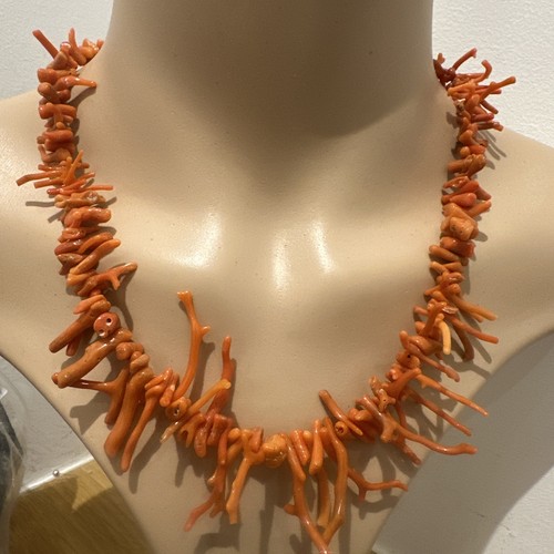 Collana corallo ramo - ramo, naturale