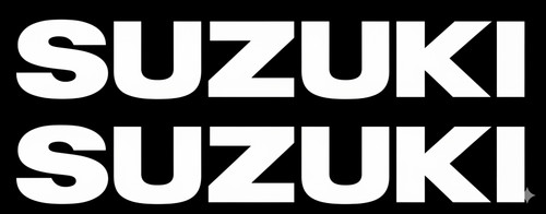 2pz adesivi suzuki 30x4 5cm - adesivi,