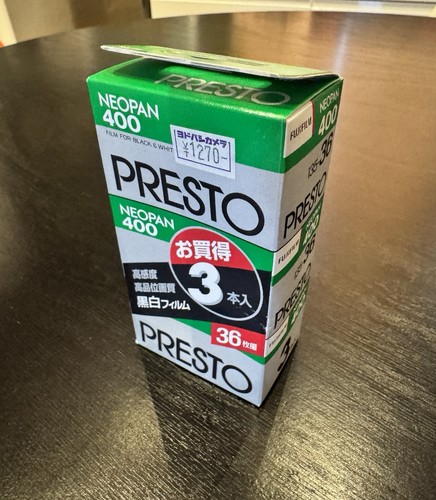 Fujifilm neopan 400 presto - 3x,