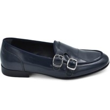 Scarpe mocassino uomo doppia