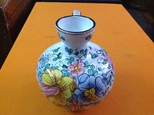 VINTAGE BELLISSIMO VASO IN PORCELLANA DERUTA NUMERATO FIRMATO SANTUCCI 