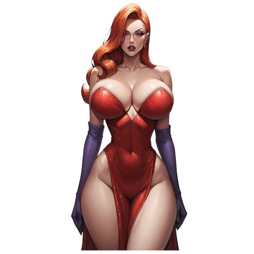Adesivo vinile jessica rabbit - jessica,