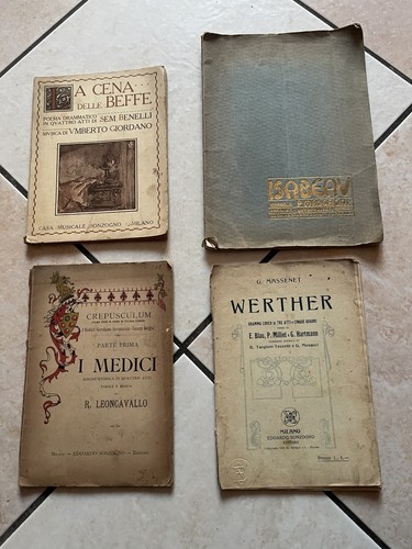 Libretti opera sonzogno - opera,