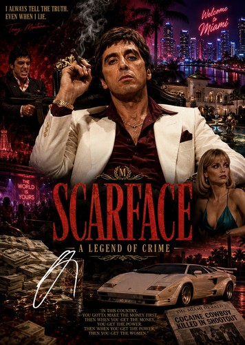 Pacino scarface signed - pacino,