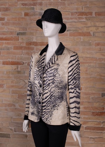 Blazer kessler tigrato bianco - blazer,