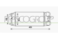 Intercooler Llk Alluminio