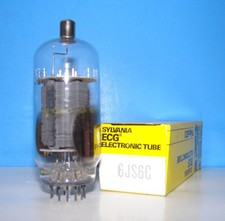 6JS6C Sylvania NOS radio audio amplificatore elettronico valvola tubo vuoto 6LB6 6JS6A
