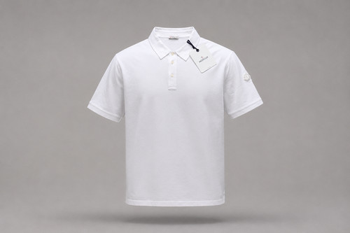 Polo moncler bianca taglia - polo,