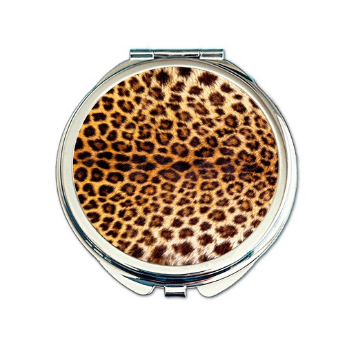 Leopard print pocket mirror - leopard, |