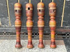 19c Vintage Dipinto a Mano