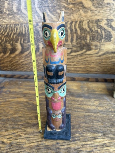 Totem intagliato mano - intagliato,