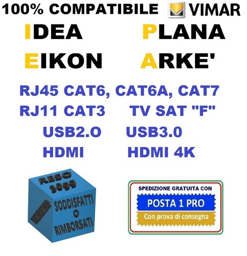 Vimar presa compatibile - vimar,